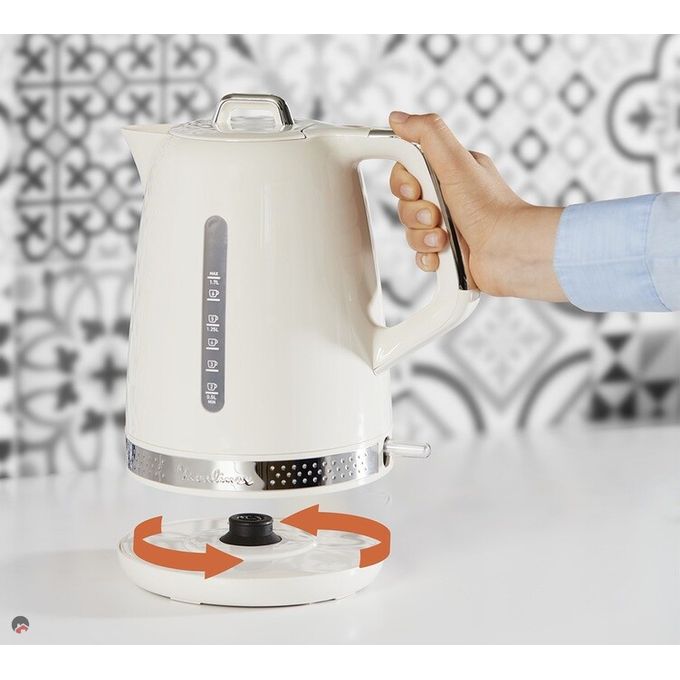 Bouilloire Moulinex Soleil Blanc 1.7L 2400W By320A10
