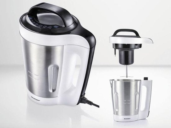 SILVERCREST® Blender avec fonction cuisson - Soup maker - capacité 1,6L - 1000W - Soup maker avec 4 programmes automatiques - acier inoxydable - fonction mixage et maintien au chaud