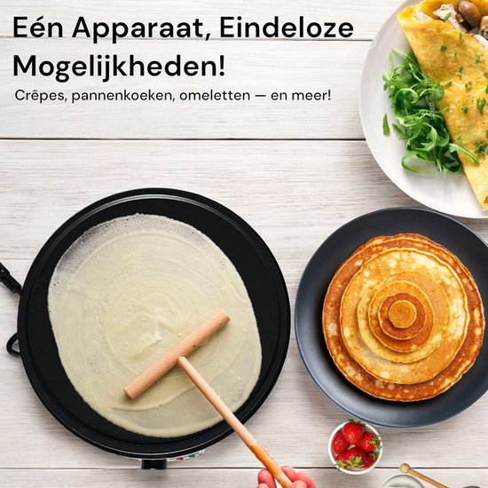 Crêpière Électrique Royal Swiss 30cm - 1000W