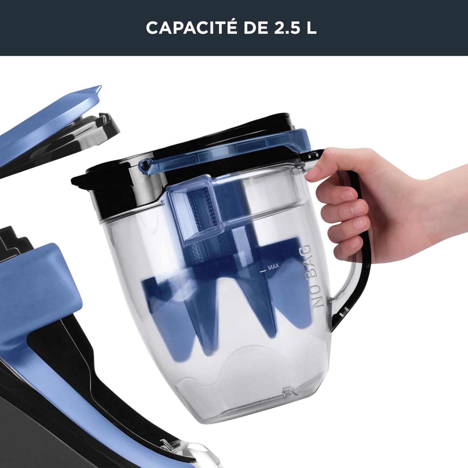 Aspirateur Rowenta Silencieux Cyclonic 5etoile Ro7691ea