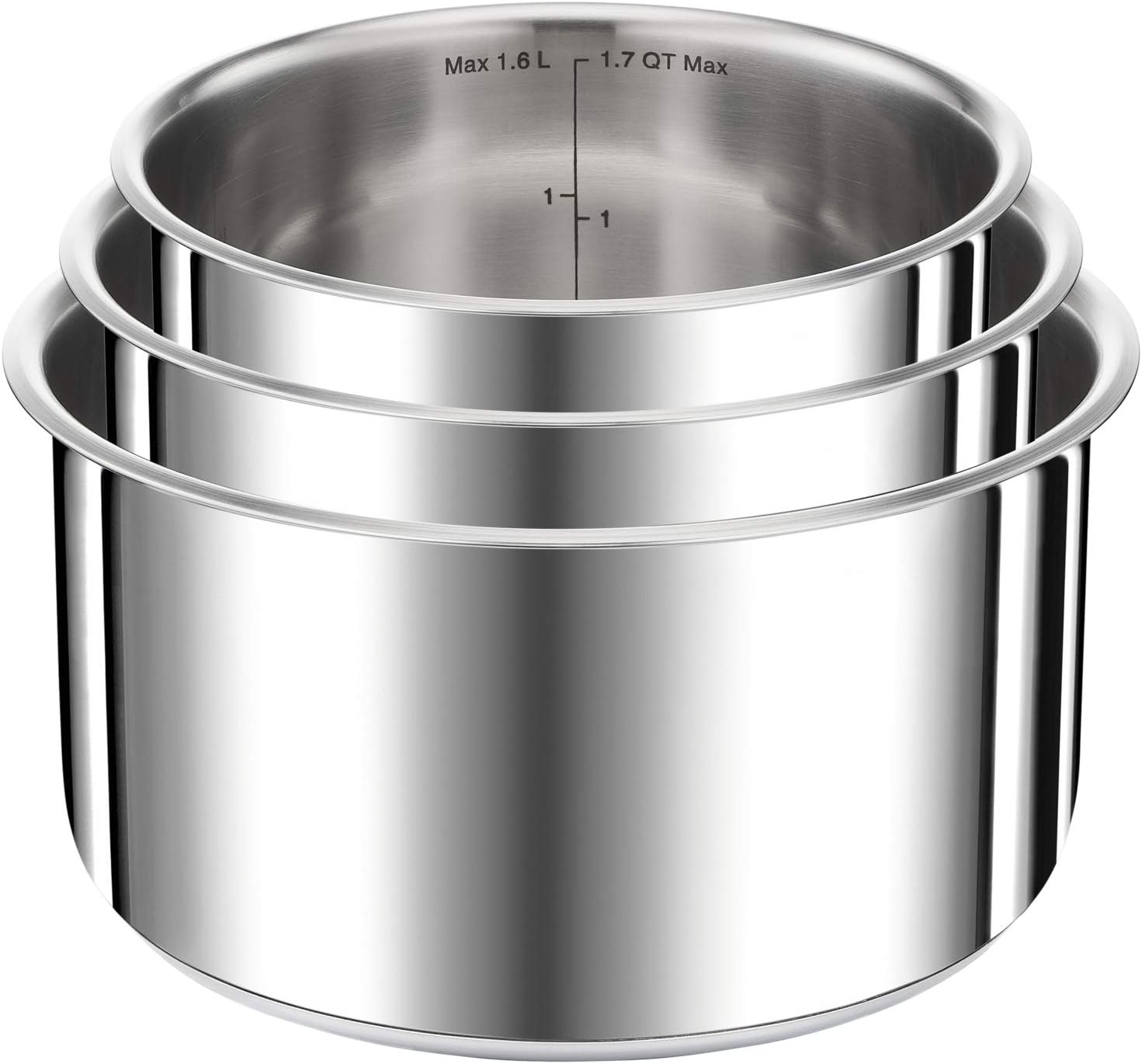 Batterie de cuisine Seb Compact Inox 20 pièces