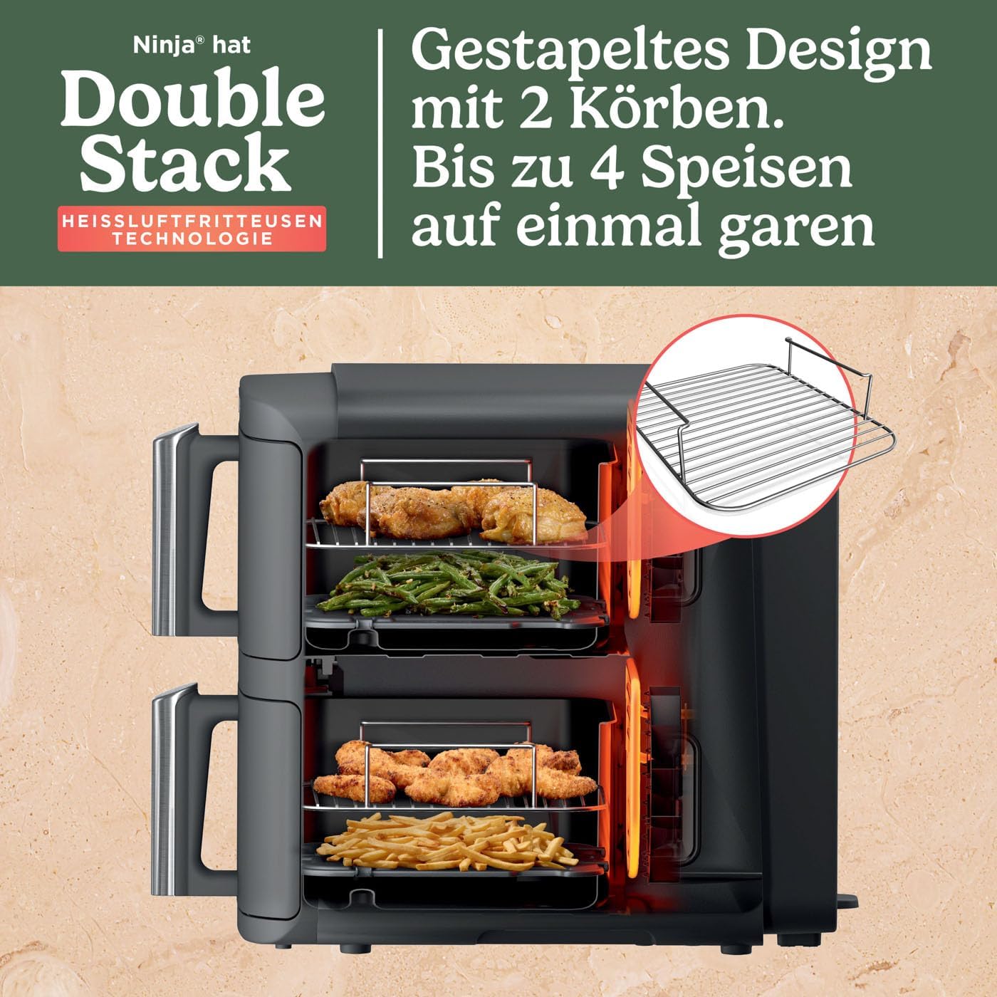 Ninja 9,5L Double Stack XL SL400EU