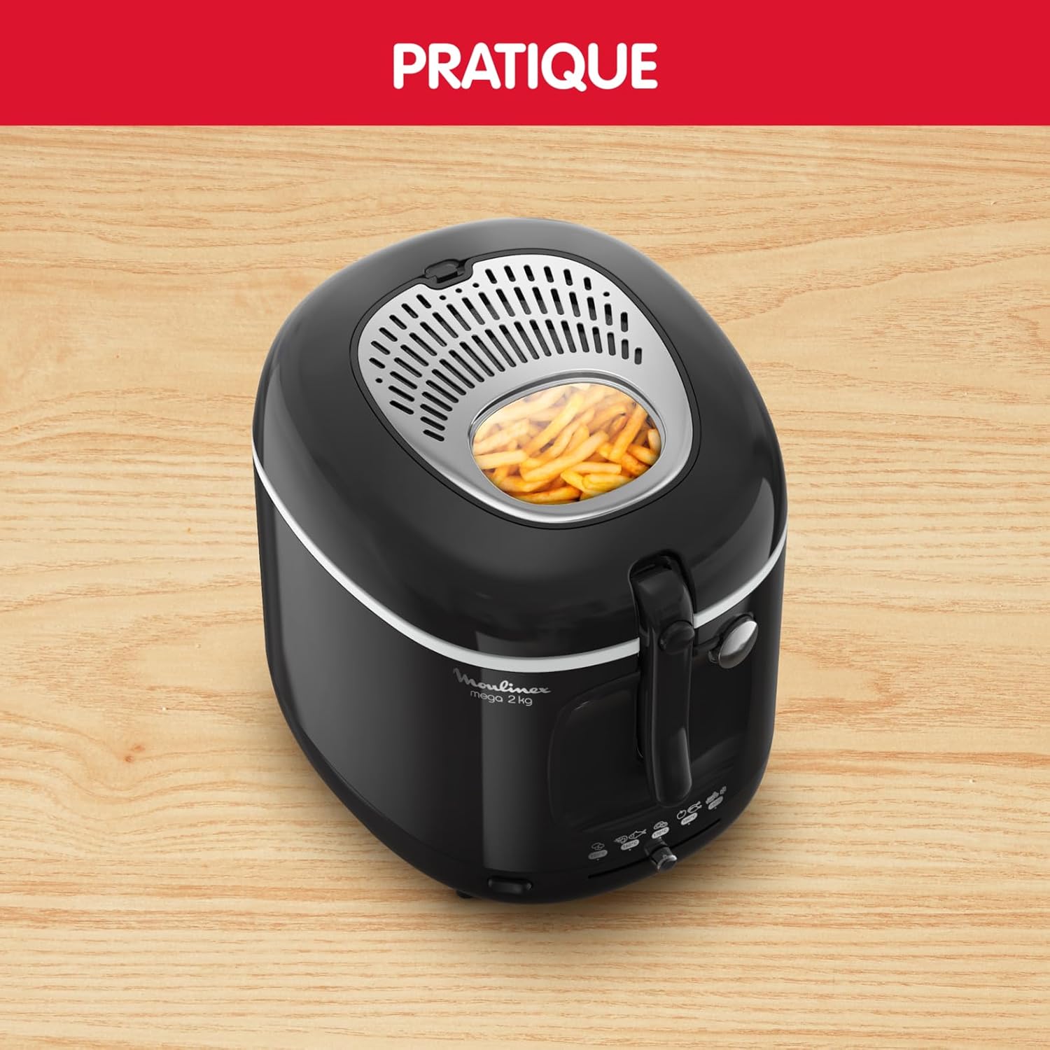 FRITEUSE MOULINEX Mega XXL 2KG NOIR AM480870