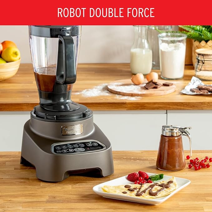 Robot multifonction Moulinex Double Force Silver 31F + 10acc FP827E10/FP825E10