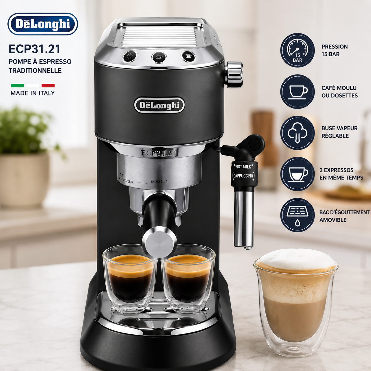 Machine à Cafe De'Longhi Dedica Style