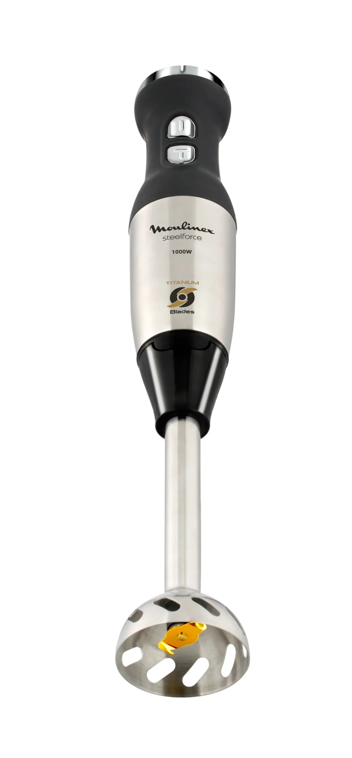 Moulinex Mixeur Plongeant Steel Force- 3En1 1000 Watts,- DD883D10- Noir-Argent -