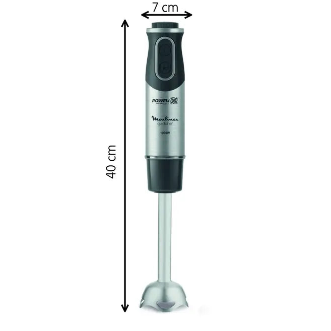QuickChef DD65S810 Mixeur plongeant - 1.000W - 4 accessoires