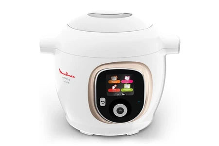 Robot cuiseur MOULINEX MULTICUISEUR INTELLIGENT 6L 1600W BLANC/ARGENT CE86DA10