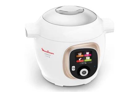 Robot cuiseur MOULINEX MULTICUISEUR INTELLIGENT 6L 1600W BLANC/ARGENT CE86DA10