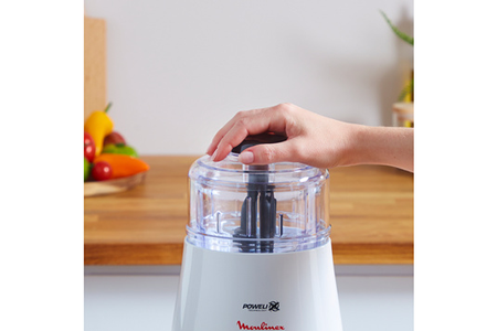 Hachoir MOULINEX LA MOULINETTE 4 EN 1 PUISSANT 1000 W, FACILE À UTILISER, DURABLE DPA110
