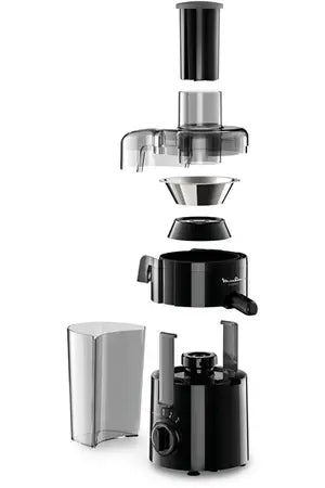 Centrifugeuse MOULINEX FRUTELIA PLUS NOIR, 2 VITESSES 350 W JU370810