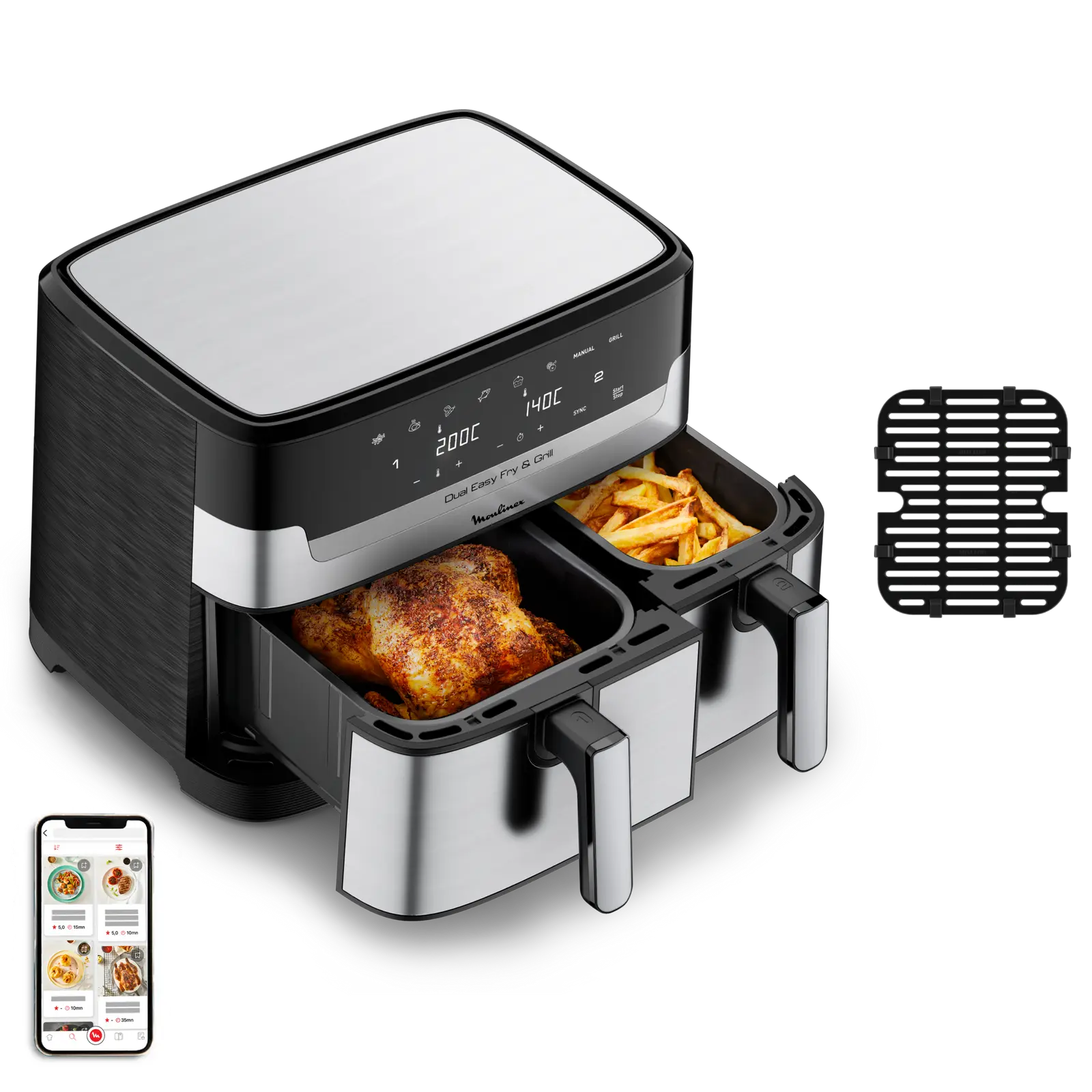 Airfryer Moulinex 8,3L easy fry and grill