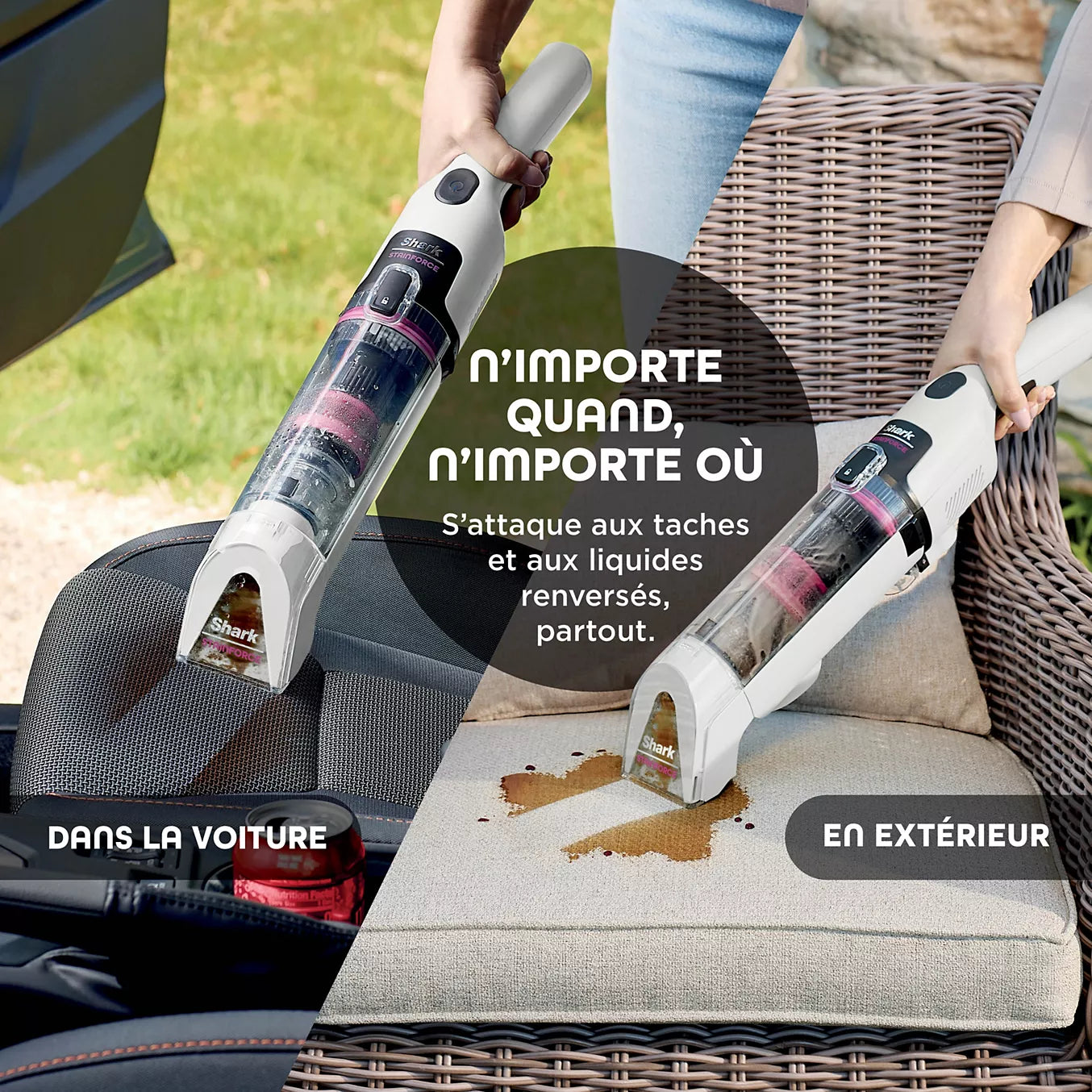 Shampouineuse Shark StainForce sans fil