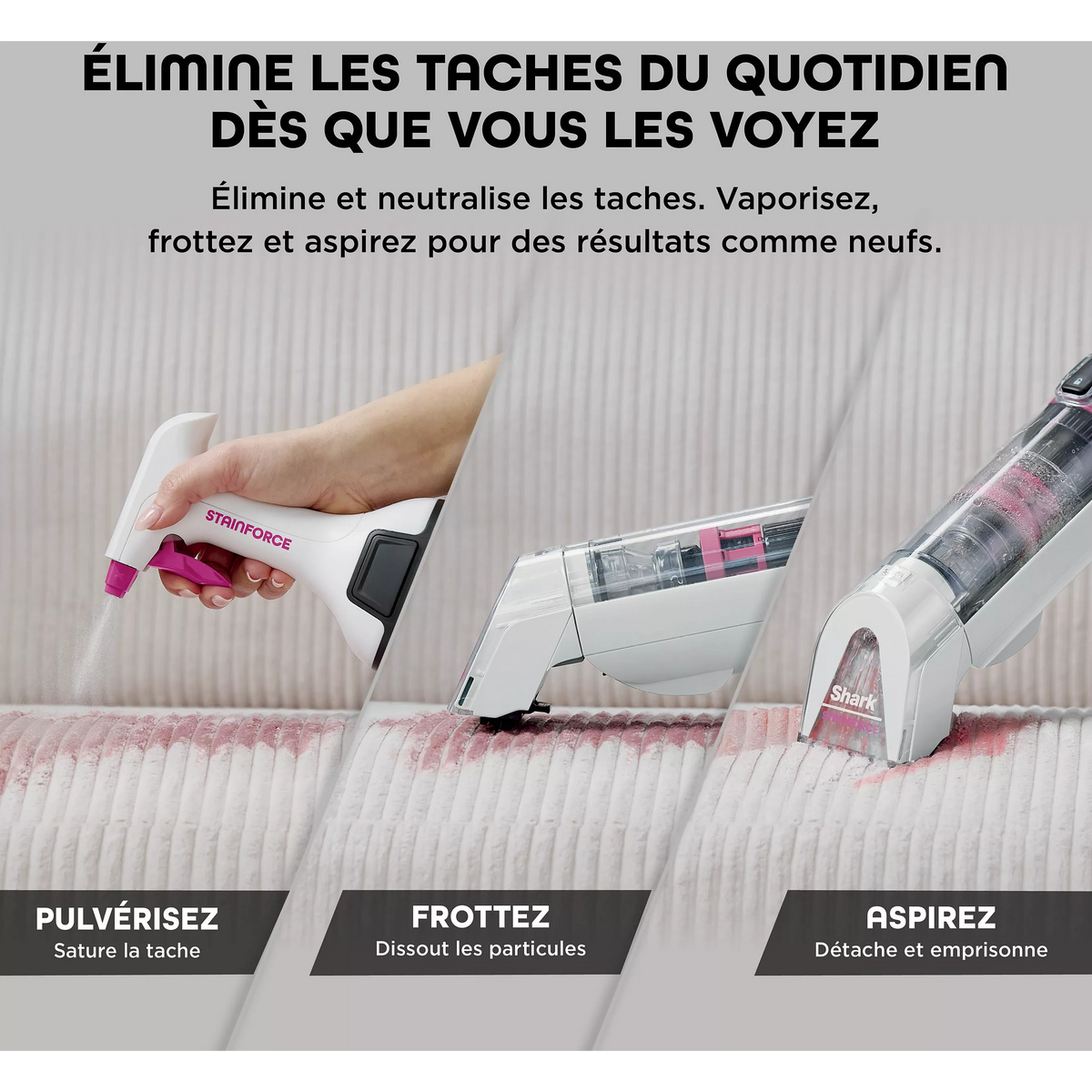Shampouineuse Shark StainForce sans fil