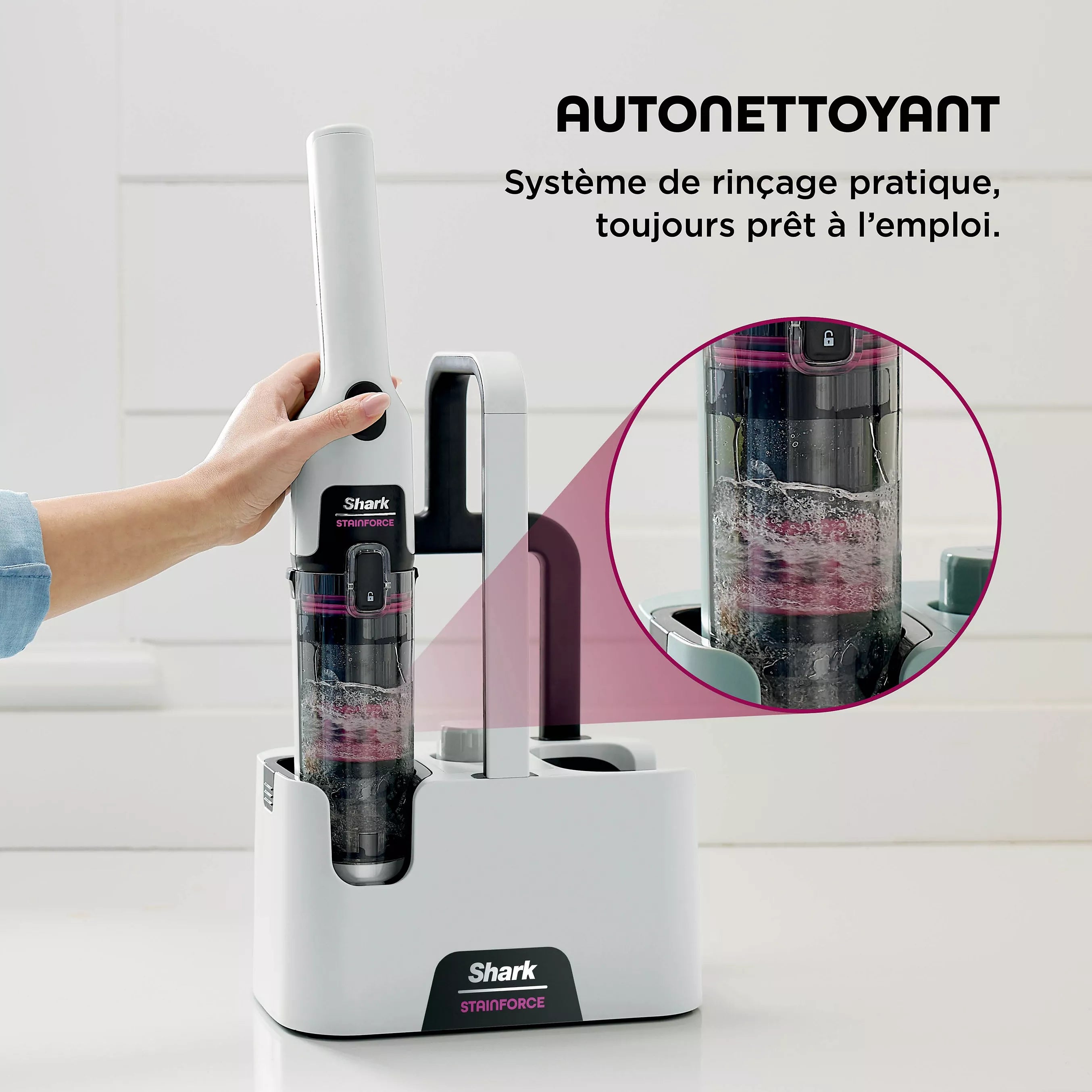 Shampouineuse Shark StainForce sans fil