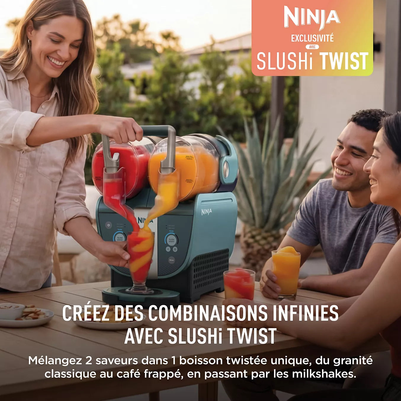 NINJA SLUSHi TWIST Machine à granités double bacs FS702EUGN ( 11 Million 9000 DA )