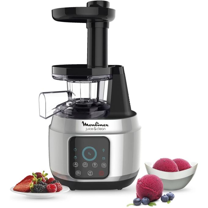 Moulinex extracteur de jus Fruits et Légumes 150W ZU420E10 Noir/ Gris