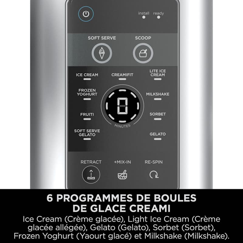 Machine à glace Ninja CREAMi  Swirl 13-en-1  NC701UK ( 10 Million 8000 )