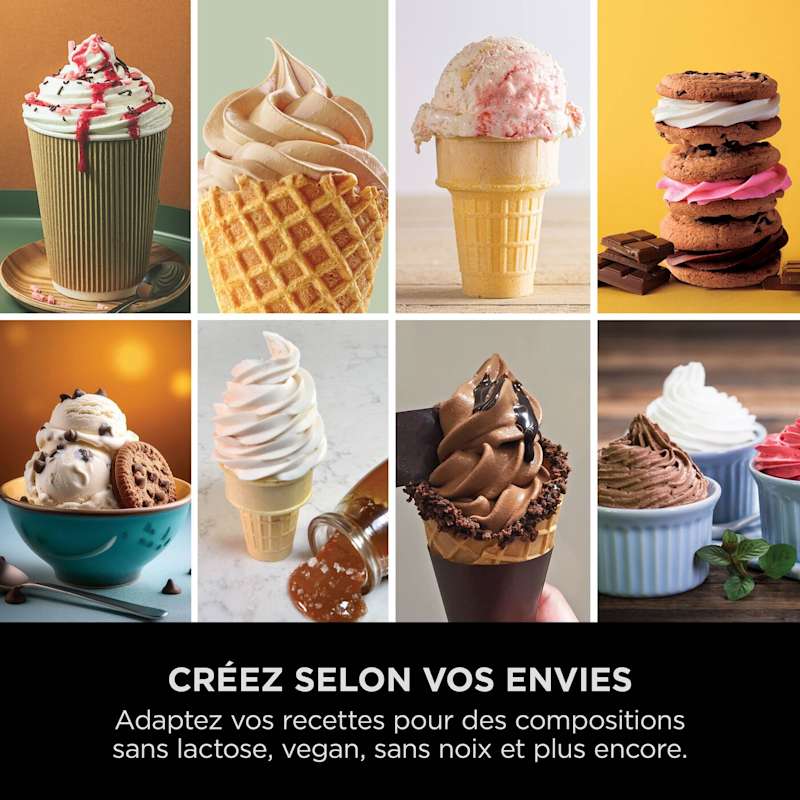 Machine à glace Ninja CREAMi  Swirl 13-en-1  NC701UK ( 10 Million 8000 )