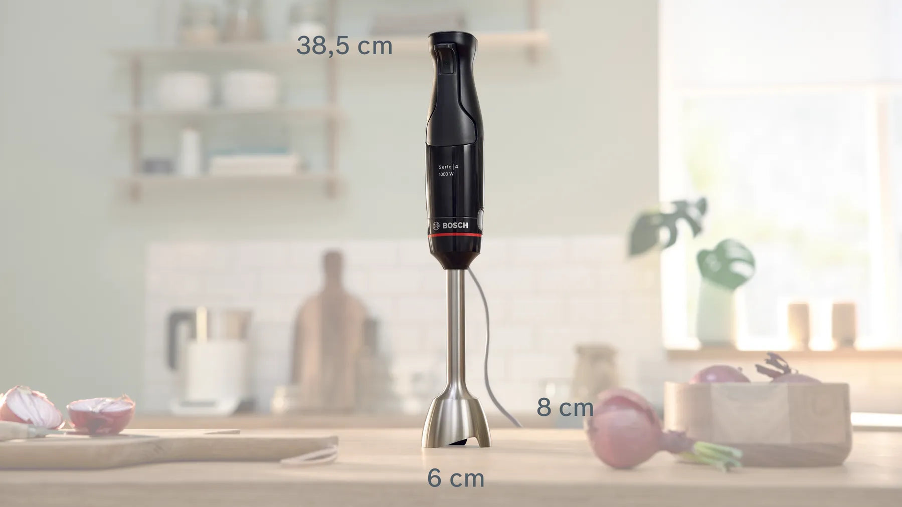Série 4 Mixeur plongeurs ErgoMaster 1000 W Noir, anthracite