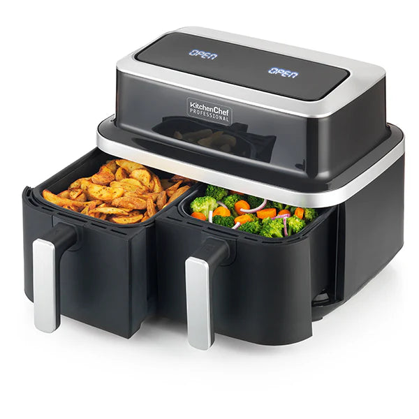 Friteuse sans huile à air pulsé Kitchen Chef 2 x 4,2 L