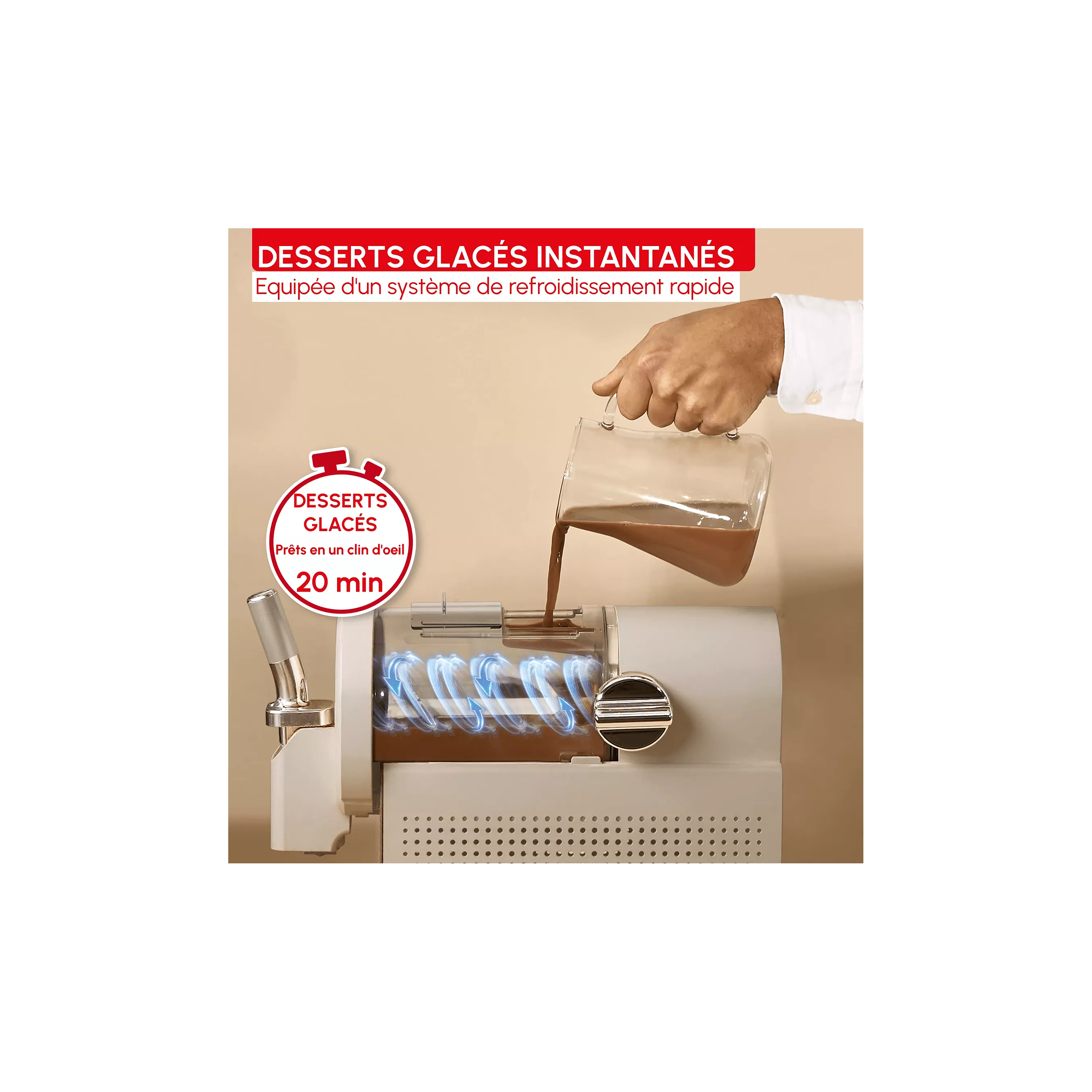 Sorbetière Moulinex Freezi  MJ803AF0