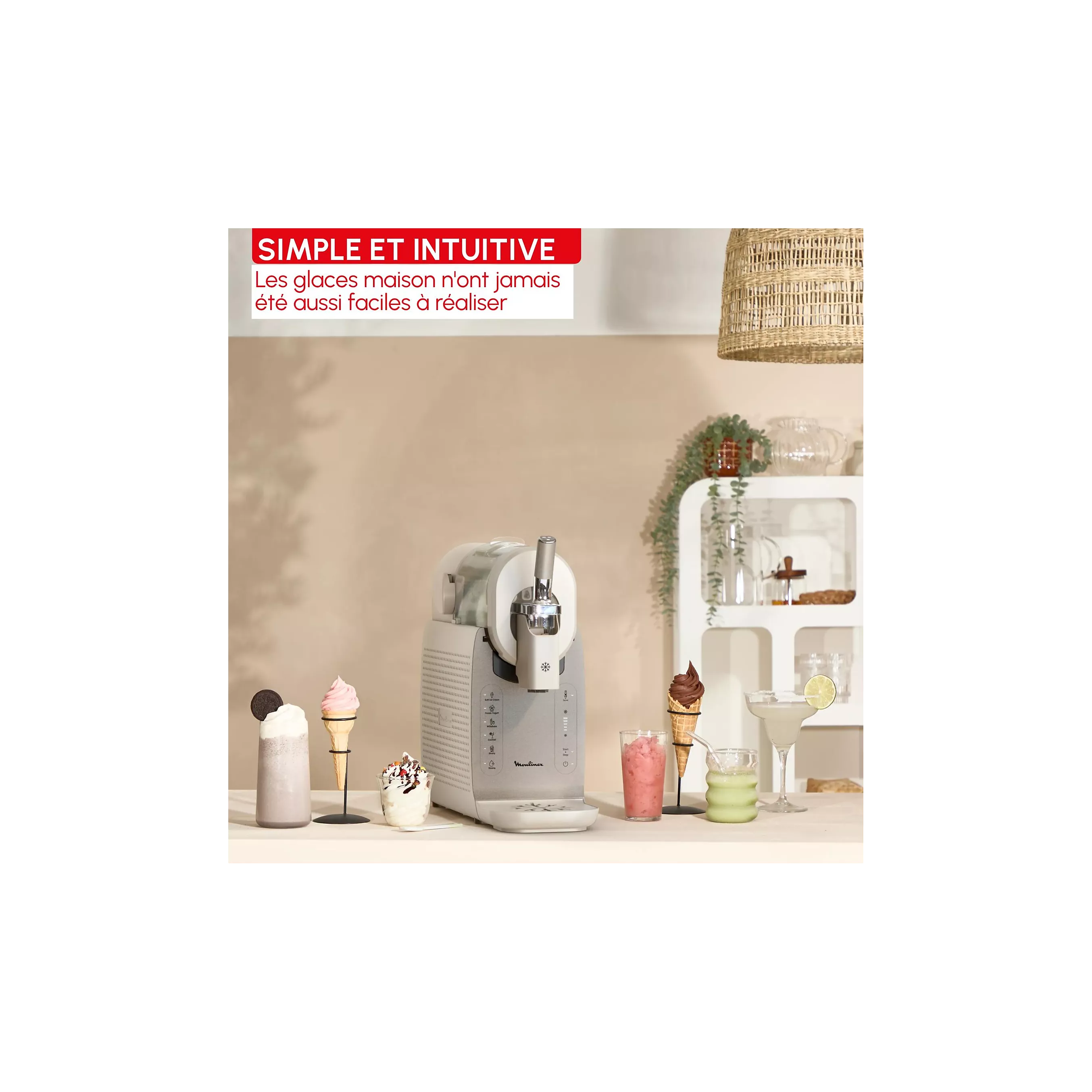 Sorbetière Moulinex Freezi  MJ803AF0