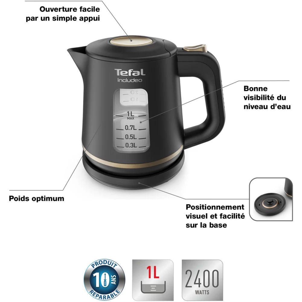 Bouilloire Tefal Includeo électrique 1L KI533811