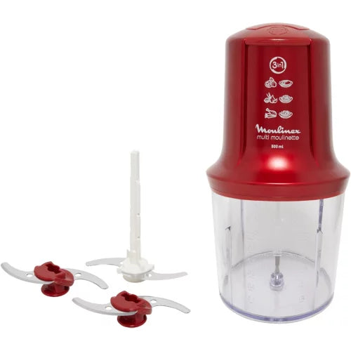 Mini Hachoir Moulinex 3 en 1 - AT714G32