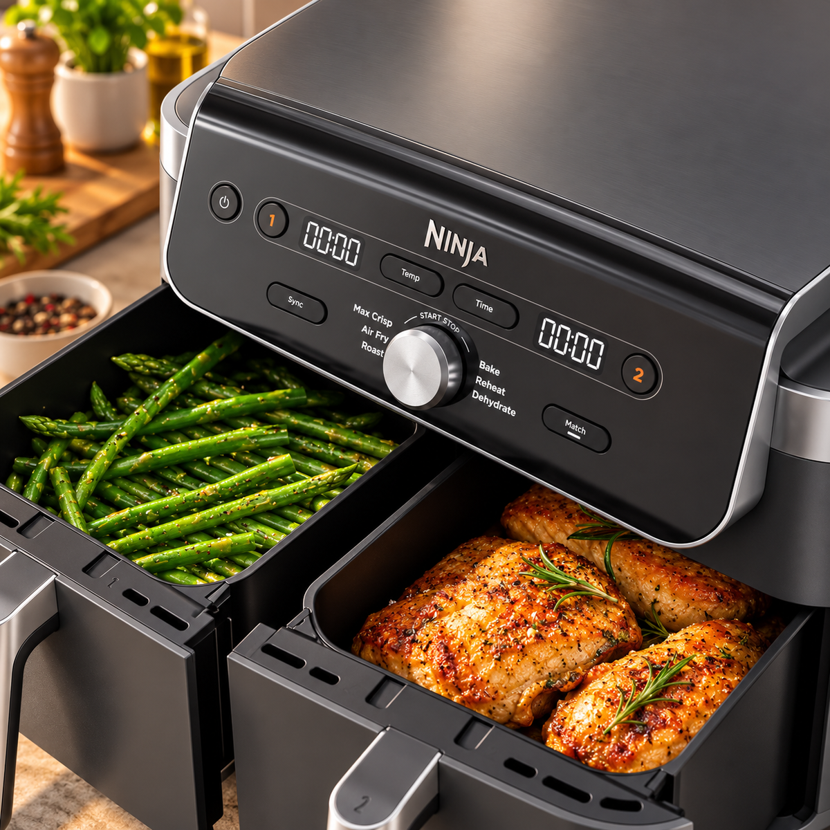 Airfryer Ninja Foodi Max Dualzone 9,5L DZ901EU