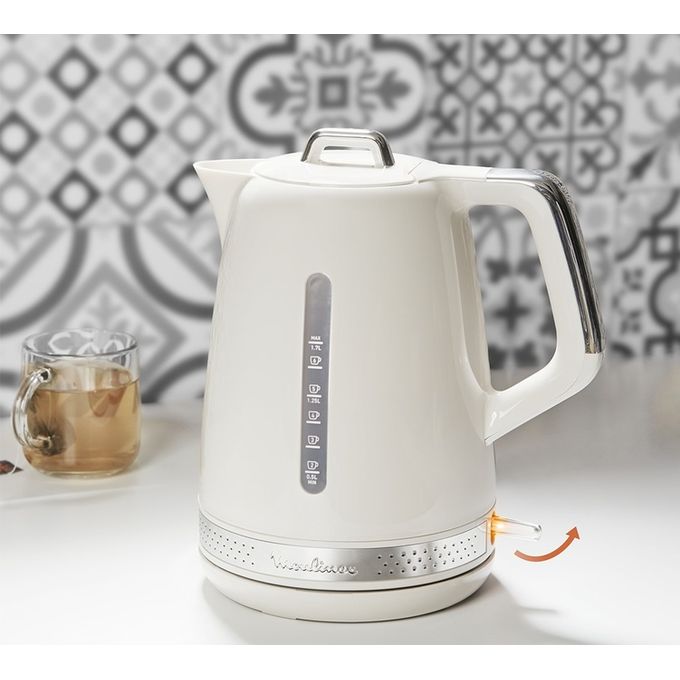 Bouilloire Moulinex Soleil Blanc 1.7L 2400W By320A10