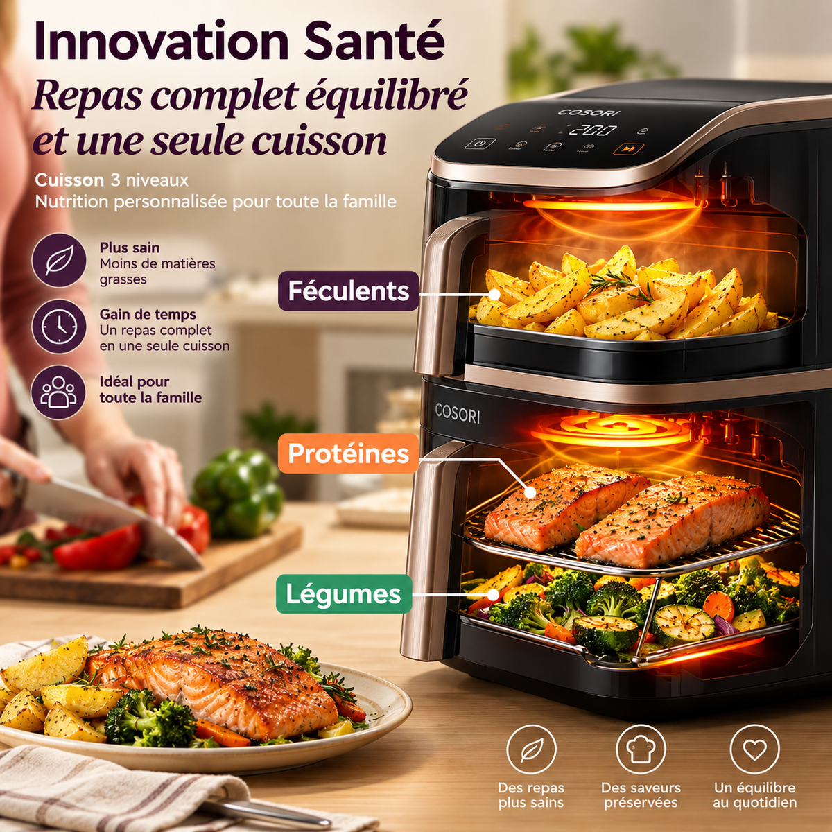 Air fryer Cosori Double Stack 10,8L