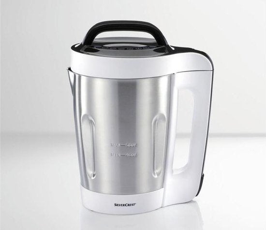 SILVERCREST® Blender avec fonction cuisson - Soup maker - capacité 1,6L - 1000W - Soup maker avec 4 programmes automatiques - acier inoxydable - fonction mixage et maintien au chaud