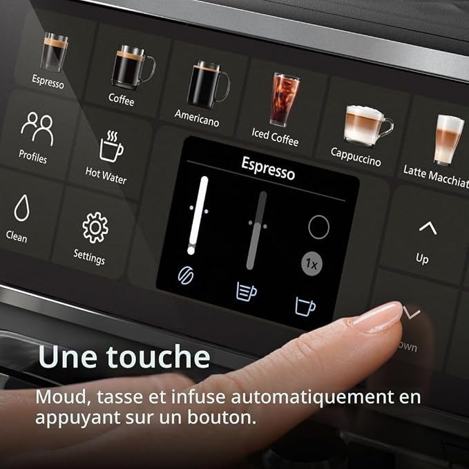 Machine à café Philips Série 4400, 12 boissons