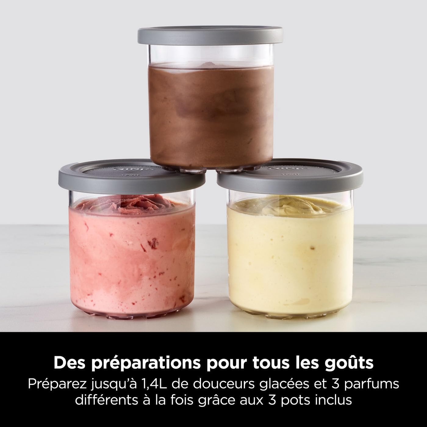 Ninja CREAMi Sorbetière & Fabrique à Desserts NC300EUCP