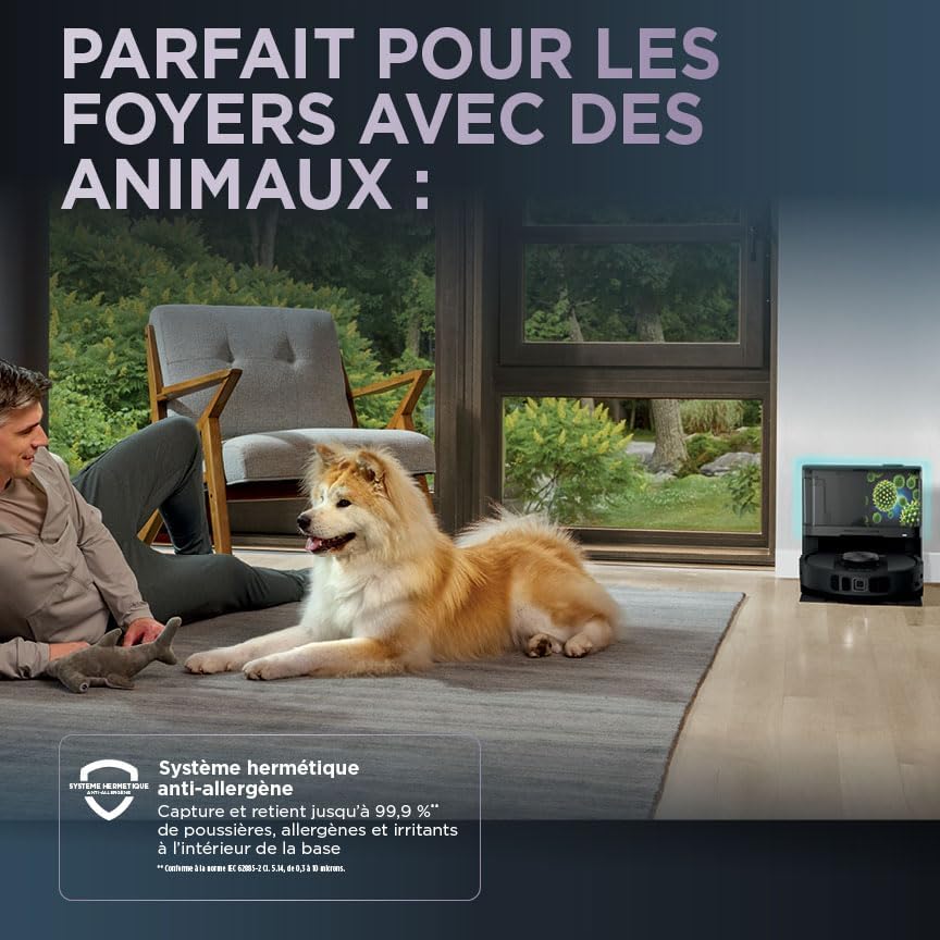 Aspirateur Robot laveur SHARK PowerDetect NeverTouch RV2800YEEU