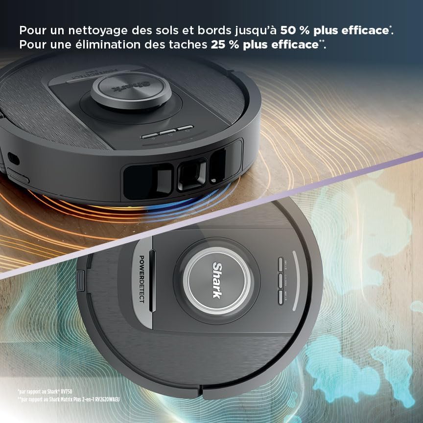 Aspirateur Robot laveur SHARK PowerDetect NeverTouch RV2800YEEU