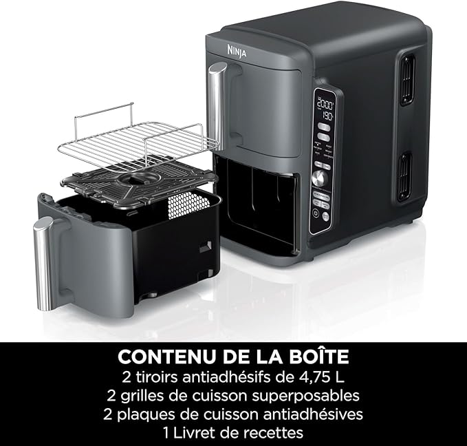 Air fryer Ninja Double Stack XL 9,5L SL400EU – photo 2
