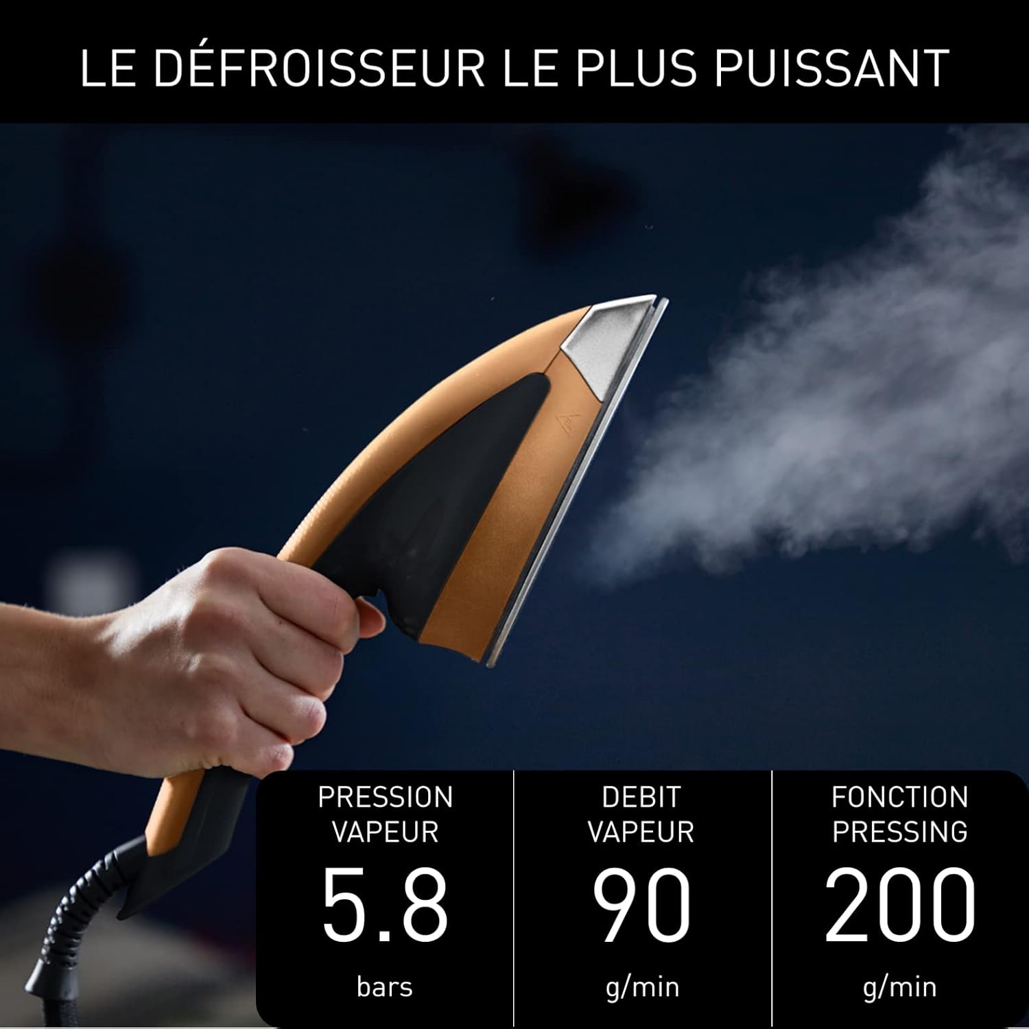 Défroisseur Calor - Ixeo Power Tout-en-un avec Centrale Vapeur 5-8 bars