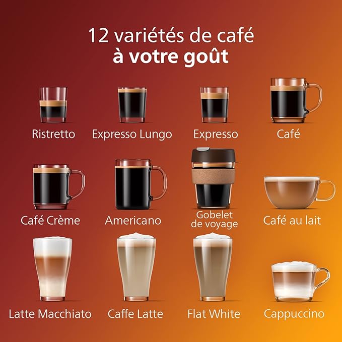 Machine à Café Philips Grain 5400,12 Boissons