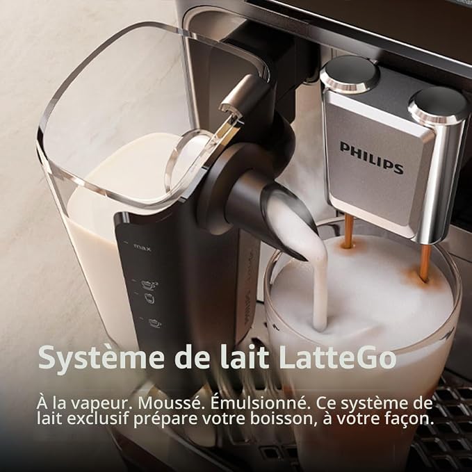 Machine à café Philips Série 4400, 12 boissons
