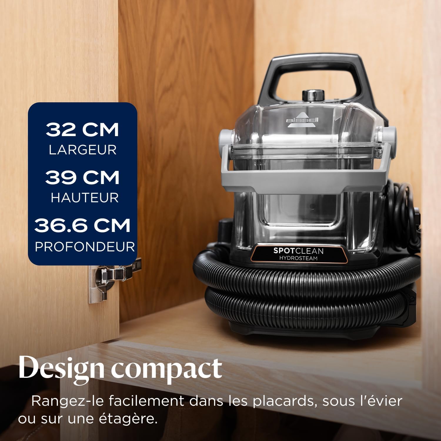 Detacheur Bissell HydroSteam Select 1000w (Nettoyeur Vapeur)