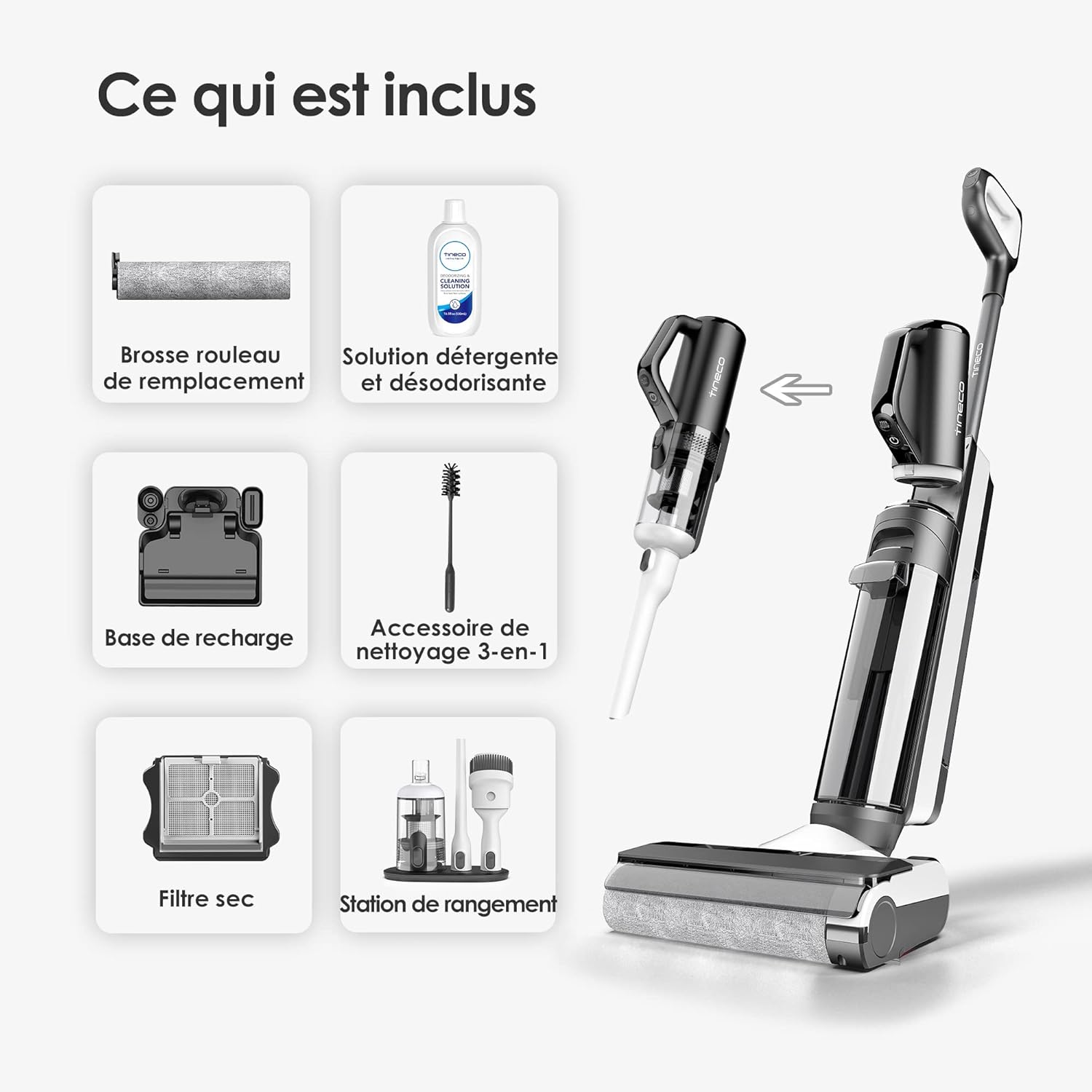 Tineco Floor One S5 Combo Aspirateur et Laveur Sec et Humide