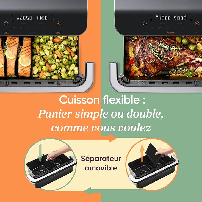 Air fryer Cosori 10L Double résistance