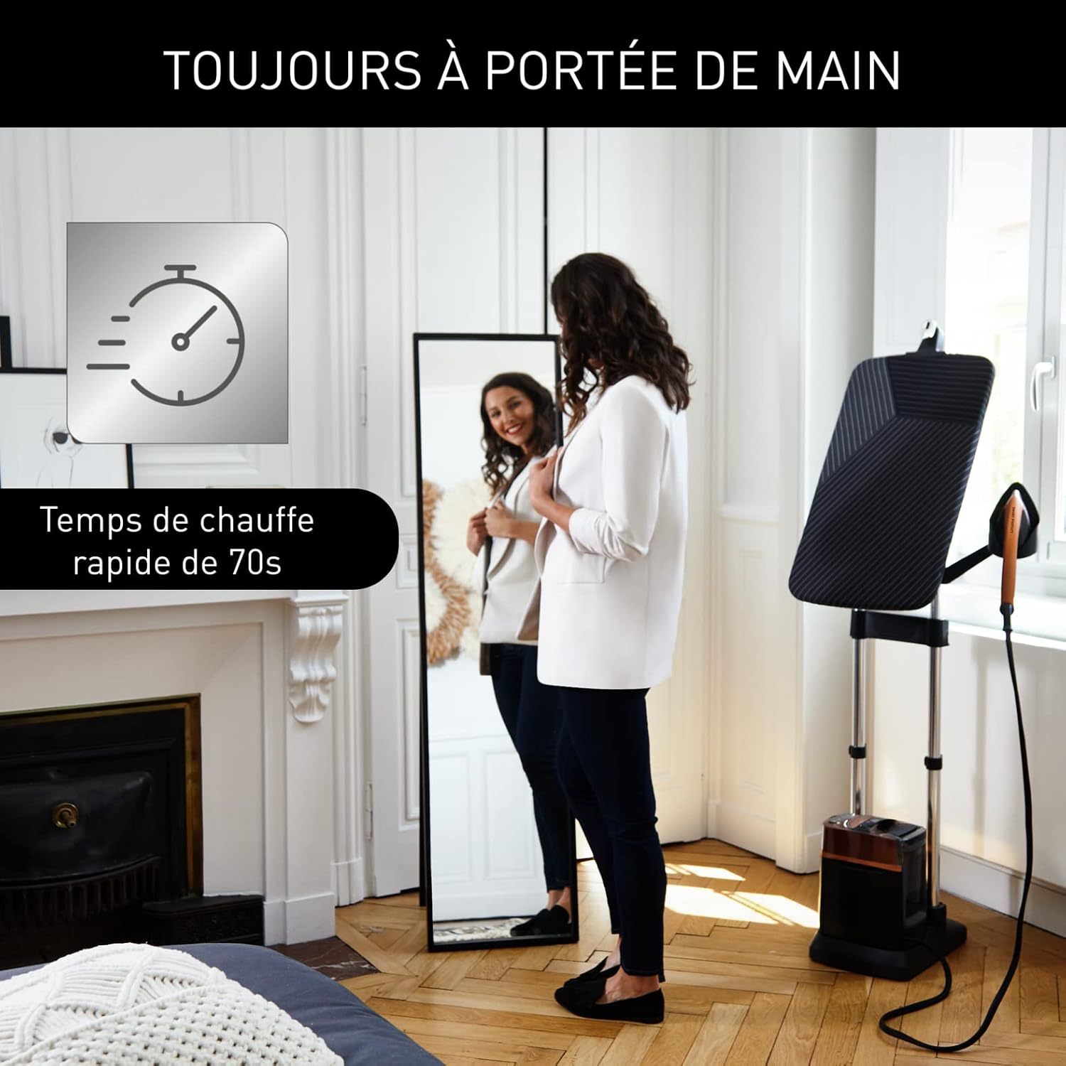 Défroisseur Calor - Ixeo Power Tout-en-un avec Centrale Vapeur 5-8 bars