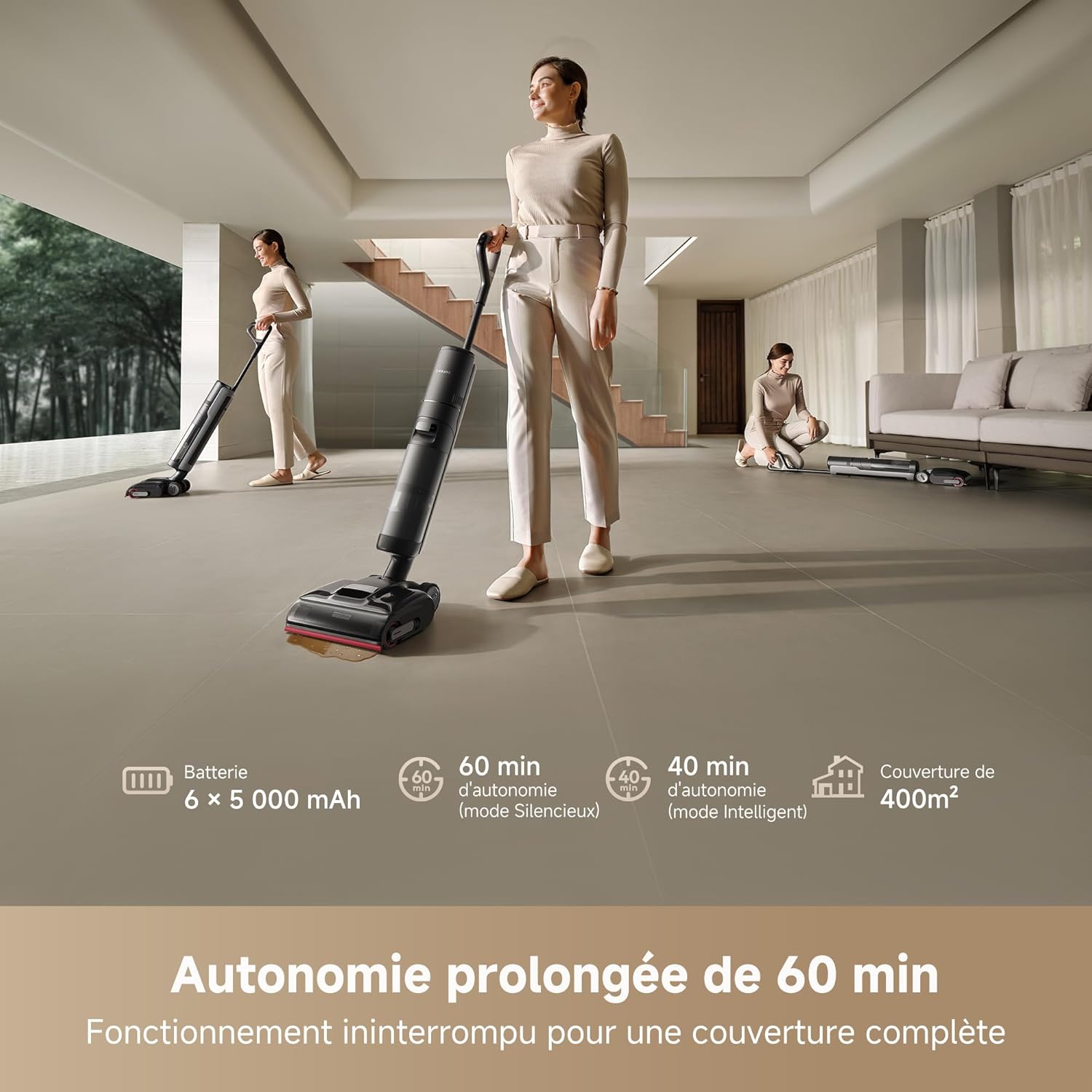 DREAME H15 Pro Aspirateur Laveur Sec Et Humide