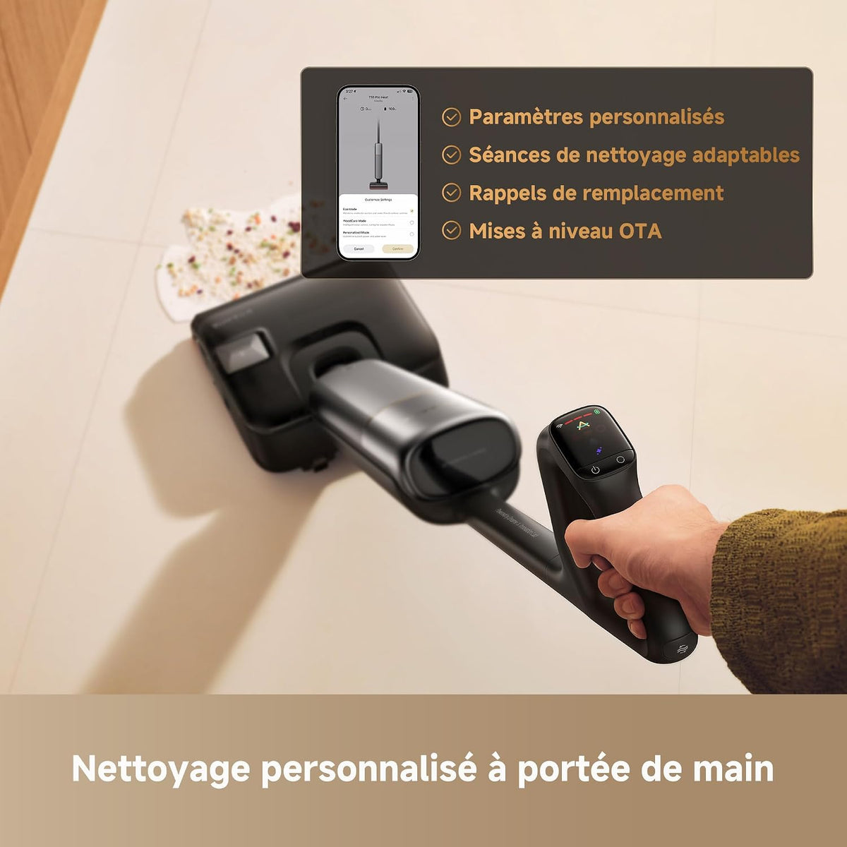 Aspirateur laveur Dreame T16 Pro Heat-R – photo 12
