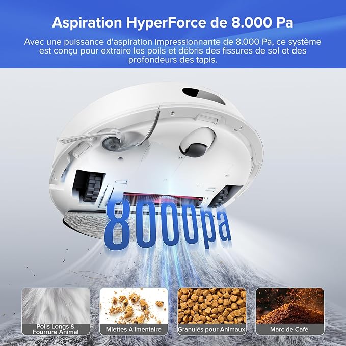 Robot aspirateur laveur Roborock Q7 L5+
