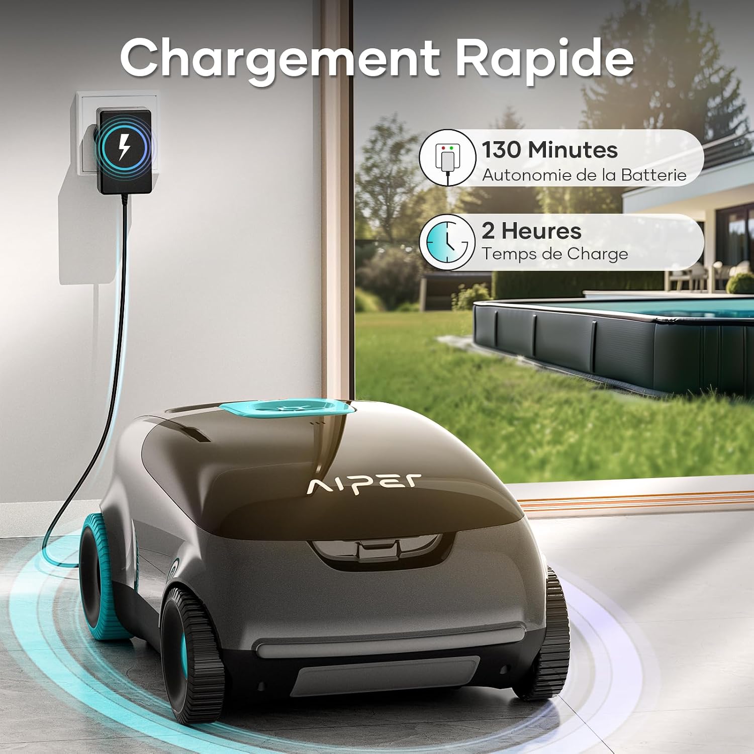 AIPER Scuba E1 Robot de Piscine sans Fil ( 15 Million 5000DA)