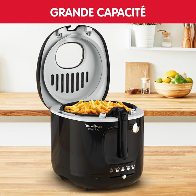 FRITEUSE MOULINEX Mega XXL 2KG NOIR AM480870
